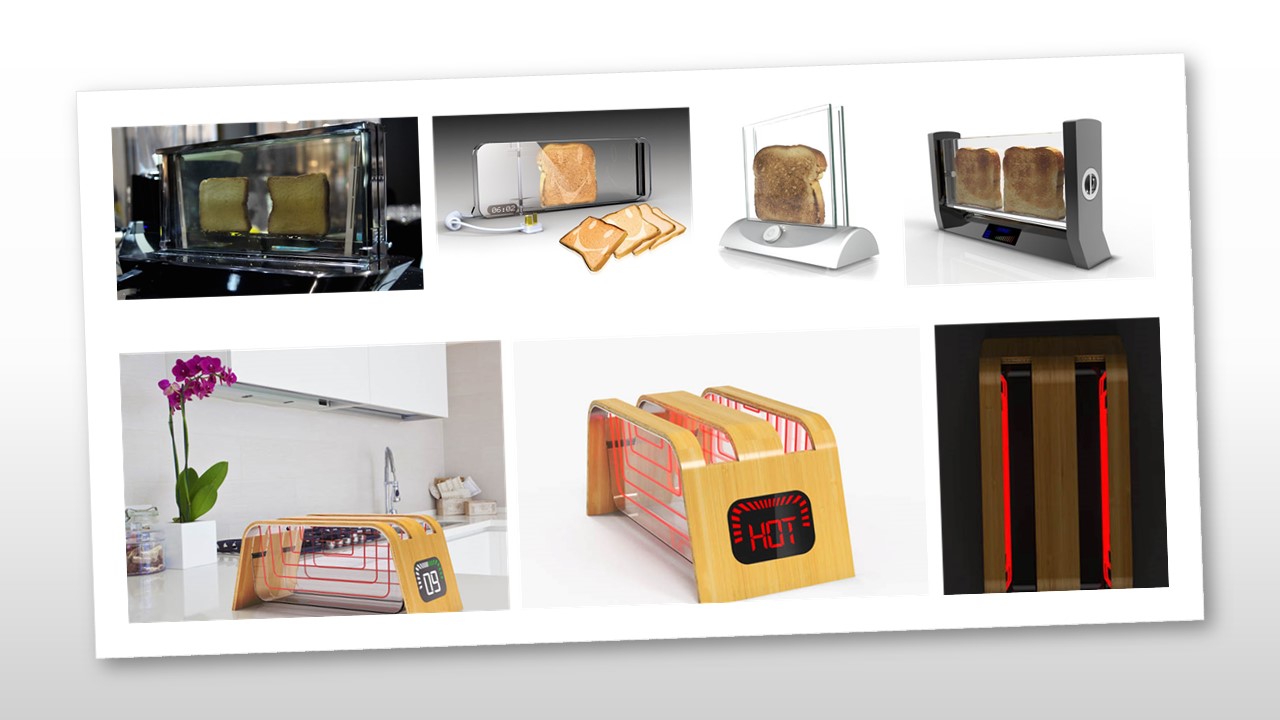 Transparent Toaster & Grill