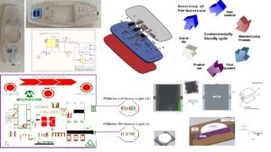 Printed Electronics Low Profile Dome Light Design