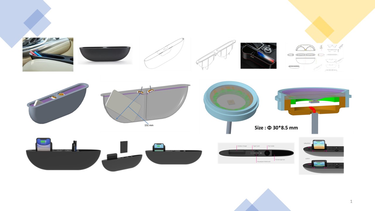 Wireless Charging / UVC Sanitization Seat Gap Filler