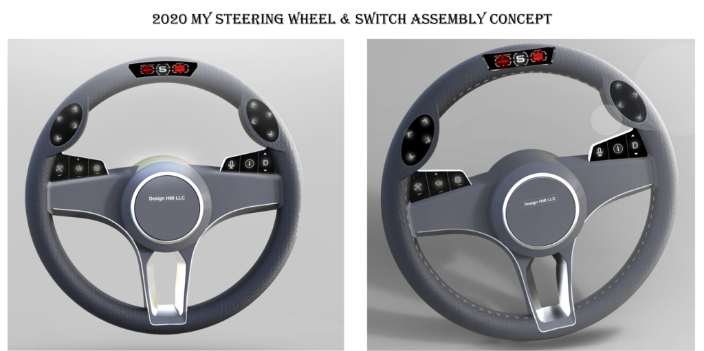 Design HMI | Seamless Steering Wheel Design