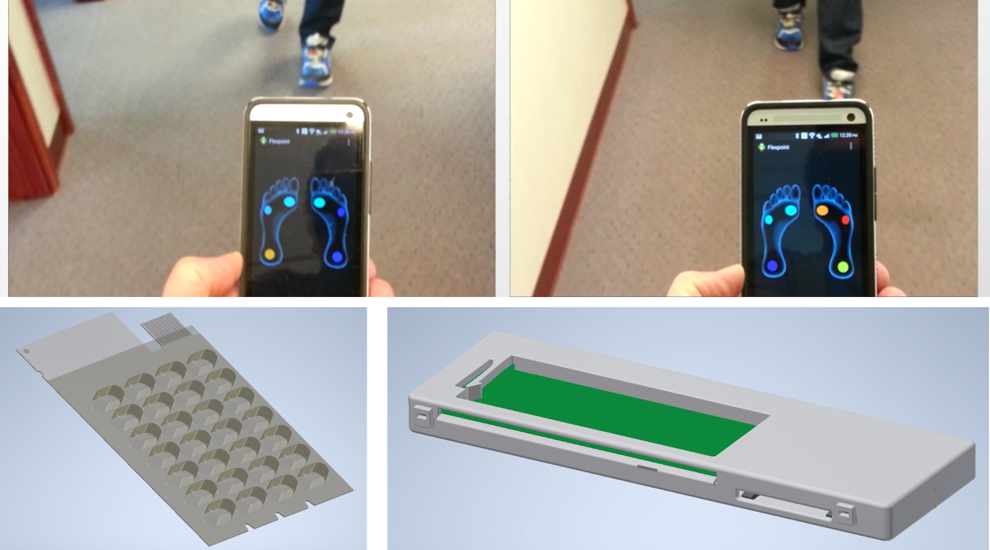 Flexpoint Foot Sensor and Pill Dispensing Card