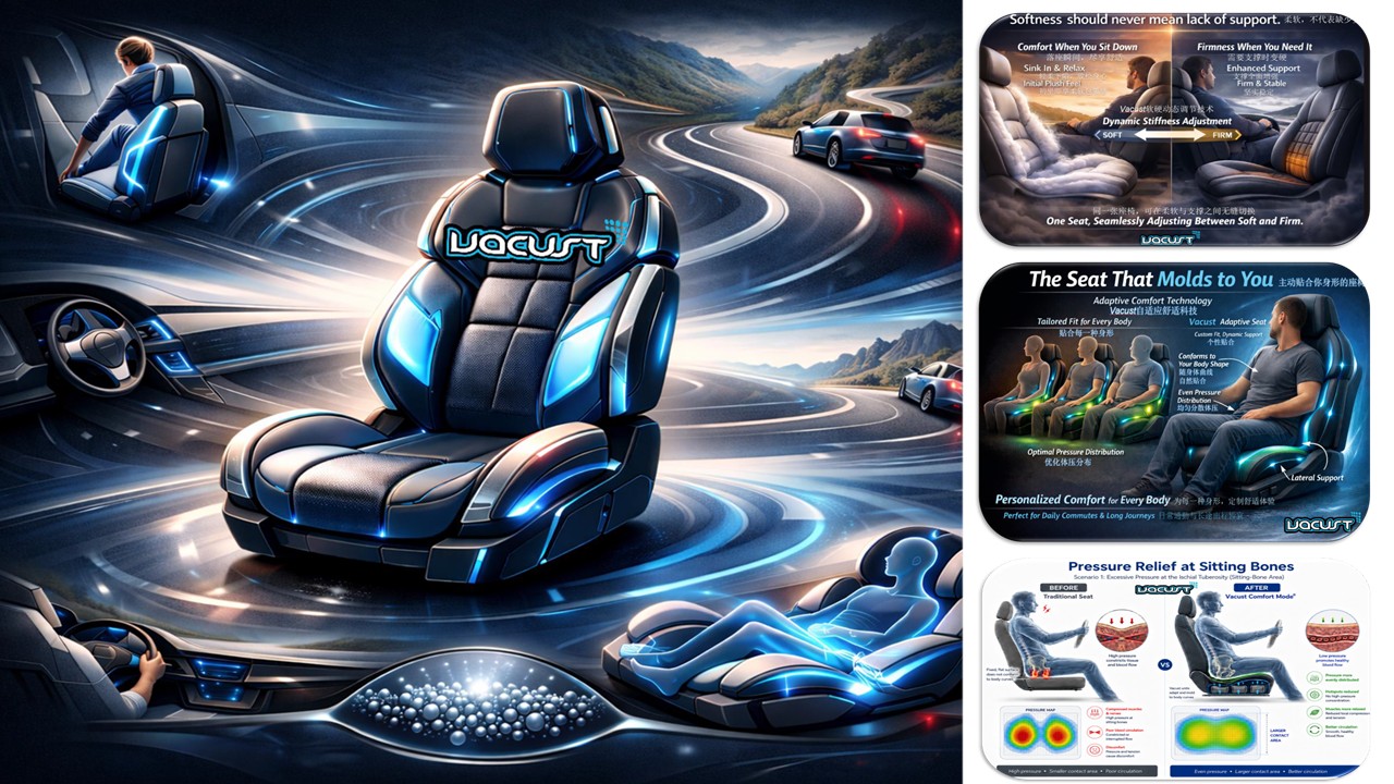 Vacust Adaptive Seating Technology